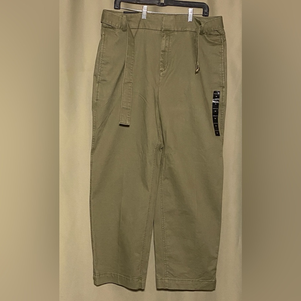 Banana Republic Women’s Ultra Hi Rise  authentic Chinos Organic Desert Thyme 16